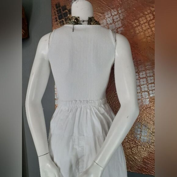 Zara Cotton Combination Midi Dress - Picture 4 of 12